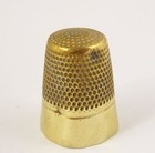 Antique Early Brass Thimble  has Dents  