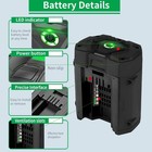 1-pack 56v 5 0ah For Ego 56volt Ba1400 Power  Lithium Ion Battery Ba2800t Ba2240