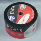 50-pack Hp 16x Logo Dvd-r Dvdr Blank Disc Media 4 7gb Bulk Pack