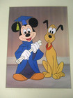 Hand Signed Walt Disney Pets Is Pets Reproduction Of Original Celluloid Drawing