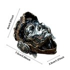 Handmade Metal Mechanical Skull Magnetic Decoration Gothic Skeleton Decor