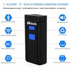 Wireless Bluetooth Mini 1d Laser Barcode Scanner Usb Portable  Wireless Scanner