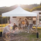 Gianna 10x10 Ft Pop Up Canopy Tent Outdoor Shelter With Carrying Bag White - New