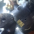 Wlc Carved Black Elephant Figurine Decorative Animal Statue