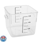 Rubbermaid Commercial Products  Space Saving Square Food Storage 