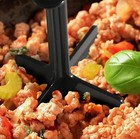 Meat Hamburger Chopper Heat Resistant Utensil Ground Beef Potato Masher Spatula
