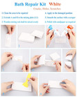 Bath Repair Kit White   Enamel  Porcelain  Acrylic  Fiberglass  Ceramic Sink  Tu