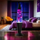 Lava The Original Lamp - 16  Black Iris     Classic Liquid Motion Lamp - Purple