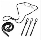 5pcs Adjustable Eyeglass Strap Sports Glasses Cord Sunglasses Holder Rope Black