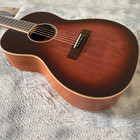 Mahogany Top Solid Acoustic Guitar  38 Inch Satin  brown Color  Travel Guitar