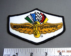 Vintage  Indianapolis Motor Speedway Embroidered Iron-on Patch-shield  4 5 x3  B
