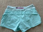 Iviva By Lululemon Youth  Turquoise Blue Speedy Shorts  Sz 14