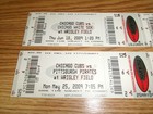Vintage Chicago Cubs Vs Chicago White Sox  5-25-2009 Unused Full Tickets