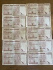 10 X Zimbabwe 50 Billion Dollar Agro-cheques Bill Banknote Agro Check Zim