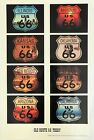 Historic Us Route 66 Poster By Photographer Jack Zehrt 16  X 24  Vintage Unused