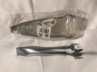 American Metalcraft It700 Tongs lot Of 3 silver Made In Taiwan   new   see Photos A2