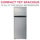 Frigidaire 7 5 Cu  Ft  Refrigerator  Platinum Series  Standard Door Style - Stai