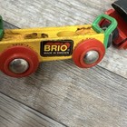 Brio Wooden Train Set Lot Of 13 Cars Black Blue Yellow Green Brown Vintage