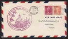 Us First Flight Cover Pacific Air Transport Sacramento To Snelling B s 1933