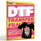 Koala Dtf Film Powder Bundle I Dtf Paper 8 5x11 50pk   2 2lb Dtf Transfer Powder