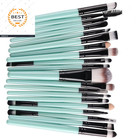    20 Pcs Pro Makeup Set Powder Foundation Eyeshadow Eyeliner Lip Cosmetic Brushe