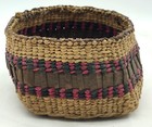Small Hand Woven Northwest Coast Quinault Basket Nice Weaving   Video
