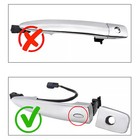 2x Front Lh rh Outside Door Handle Chrome For 2013-2018 Nissan Sentra S Sl Sr Sv