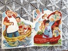 Vintage Child s Hanky Book Hanky Friends Of Mother Goose W 4 Hankies Rare
