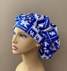 Bouffant Or Surgical Scrub Cap Hat Women Made With Kentucky Wildcats Fabric