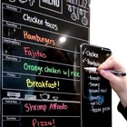 Cute 10 x16  Magnetic Dry-erase Weekly Menu Blackboard For Kitchen Fridge Wit   