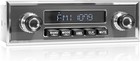 Bluetooth Retro Radio For Classic Vehicles  Single Din Vintage Stereo For Car   