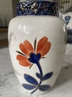 Antique 19th Century Gaudy Welsh Pottery Vase Earthenware Bone Art China Wales
