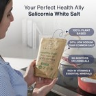 Saltwise Salicornia White Salt 200g     Low Sodium  Kosher  Plant-based  7 05 Oz