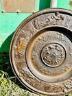 Antique 19th Century German Berlin Cast Iron Art Nouveau Horoscope Charger Plate