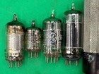 Lot Of 7 Vintage Vacuum Tubes Assorted Ge Rca Electronic Usa Re