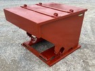 2 Cubic Yard Self Dumping Trash Hopper Dumpster With Lid Fork Lift Pallet Forks