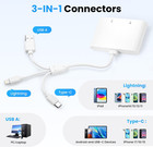 4-in-1 Multi Card Reader Memory Stick Pro Duo Adapter  Sd micro Sd ms xd