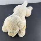 Fao Schwarz Golden Labrador Retriever Puppy Laying Down Dog Plush Lab