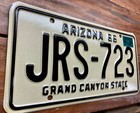 Mint   Unused  Juniors 1967 Arizona License Plate  Jrs 723  Mvd Clear Guarantee 
