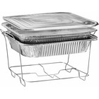 28 Pc Disposable Aluminum Chafing Dish Buffet Party Set With Handy Lighter