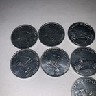 Sunoco   Shell Aluminum Antique Car Coin Collection 1968 Lot Of 11