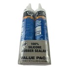 Dap 100  Silicone Rubber Sealant Clear Value Pack 2 X 10 1 Oz Cartridges New