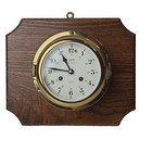 Vintage Schatz Midi-mariner 8 Day 7 Jewels West Germany Brass Ship Bell Clock