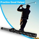 2 Pcs Right-hand Golf Swing Training Grip Aid Standard Teaching Warm Up Trainer