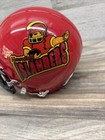 Vintage Hawaiian Islanders Mini Football Helmet Red Arena Ball Custom 3 5   