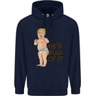 Donald Trump Hes Full Of It Sh  t Funny Childrens Kids Hoodie