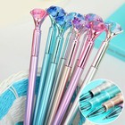 Diamond Head Crystal Ball Pen Concert Pen Ballpoint Pen Writing Stationery Gift
