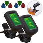 Lcd Clip On Chromatic Acoustic Electronic Tuner Guitar Bass Ukulele Banjo Violin