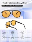 Classic Aviator Sunglasses For Women Men Large Frame Retro 74s Sunglasses