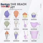 17pcs Silicone Beach Toys modern Baby Beach Toys travel Friendly Beach Set silic